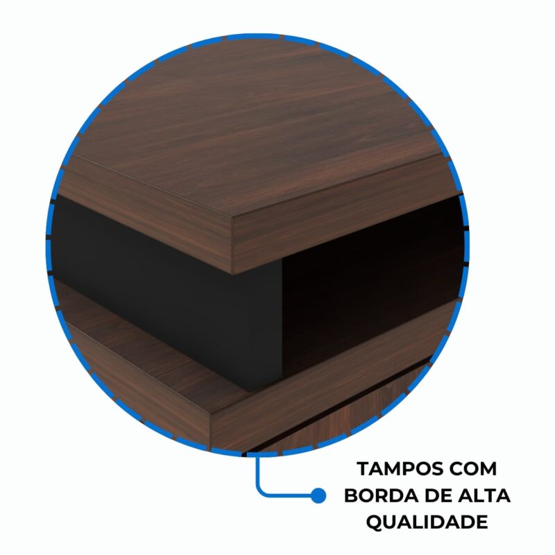 Móveis para Escritório Mesa Escritório em "L" - 1,50x1,50m (Extensível) - com Armário Misto (03 Gav.) MARSALA/PRETO - 23482 Móveis para Escritório Mesa Escritório em "L" - 1,50x1,50m (Extensível) - com Armário Misto (03 Gav.) MARSALA/PRETO - 23482