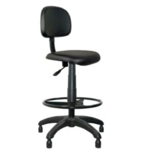 Cadeira CAIXA Secretária Aranha PLAXMETAL - Cor Preta - MARTIFLEX - 34021