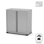 Pandin Móveis Armário de Aço PA-100 - 0,84x0,80x0,40m - CHAPA # 26/24 CZ/CZ - PANDIN - 12008