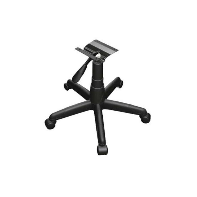 Cadeira Executiva LISA Giratória com Braço Corsa - Pollo Móveis - Cor Preta - 31001