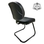 Cadeira Executiva Costurada Base em "S" PRETA - Cor Preta - Pollo Móveis - 31014