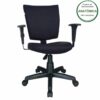 Cadeira B-ONE Giratória com Braços Reguláveis - Cor Preta - MARTIFLEX - 31009
