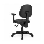 Cadeira Ergonômica Back System NR 17 Gomada vista de costas, com braços e encosto reguláveis