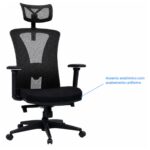 Imagem técnica dos braços 3D reguláveis da cadeira Presidente BlumeOffice BLM-0241.