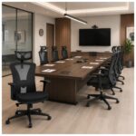 Ficha técnica da cadeira BlumeOffice BLM-0241 com certificações, regulagens, dimensões, base e rodízios.