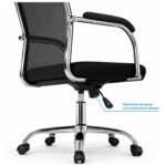Cadeira de Escritório Cadeira para Escritório Ergonômica com Encosto Telado e Apoio Cervical