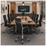 Cadeira de Escritório Cadeira para Escritório Ergonômica com Encosto Telado e Apoio Cervical