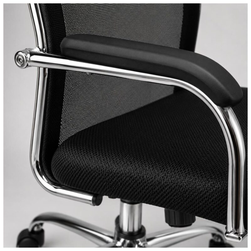 Cadeira de Escritório Cadeira para Escritório Ergonômica com Encosto Telado e Apoio Cervical