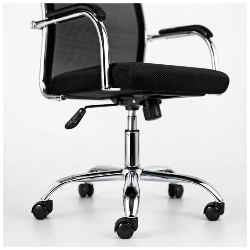 Cadeira de Escritório Cadeira para Escritório Ergonômica com Encosto Telado e Apoio Cervical