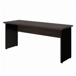 Mesa Escritório 1,70x0,60m - S/ Gavetas MARSALA / PRETO - 23474