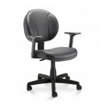 Cadeira Escritório Cadeira de Escritório Executiva PLUS COSTURADA c/ Braços Reguláveis - PLAXMETAL - 32980