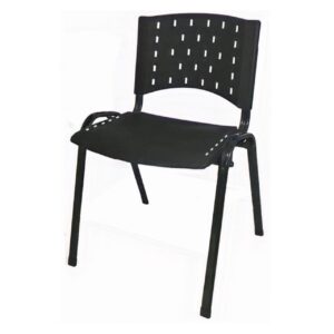 Cadeira Plástica 04 pés Plástico Preto (Polipropileno) - 31201