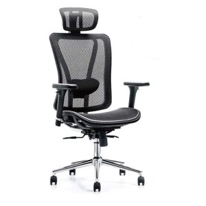 Poltrona Presidente TELA MK - 4000 - Cor Preta 30013