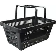 Cesto p/ Compras Plástico Preto 14313