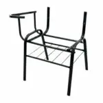 Móveis Escolares Cadeira Universitária Plástica com Prancheta MDF - COR VERMELHO - REALPLAST - 32009