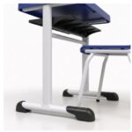 Conjunto Escolar Azul com Mesa e Cadeira 06 a 10 Anos