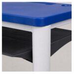 Conjunto Escolar Azul com Mesa e Cadeira 06 a 10 Anos