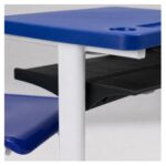 Conjunto Escolar Azul com Mesa e Cadeira 06 a 10 Anos