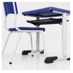 Conjunto Escolar Azul com Mesa e Cadeira 06 a 10 Anos