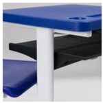 Conjunto Escolar Azul com Mesa e Cadeira 06 a 10 Anos