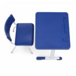 Conjunto Escolar Azul com Mesa e Cadeira 06 a 10 Anos