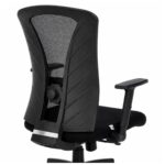 Cadeira de Escritório Cadeira Ergonômica para Escritório NR17 com Tela Mesh e Relax — Preta