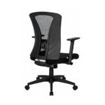 Cadeira de Escritório Cadeira Ergonômica para Escritório NR17 com Tela Mesh e Relax — Preta
