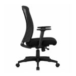 Cadeira de Escritório Cadeira Ergonômica para Escritório NR17 com Tela Mesh e Relax — Preta
