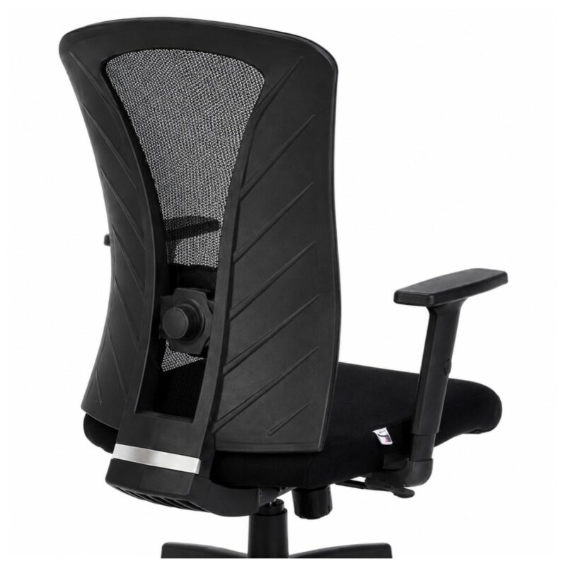 Cadeira de Escritório Cadeira Ergonômica para Escritório NR17 com Tela Mesh e Relax — Preta