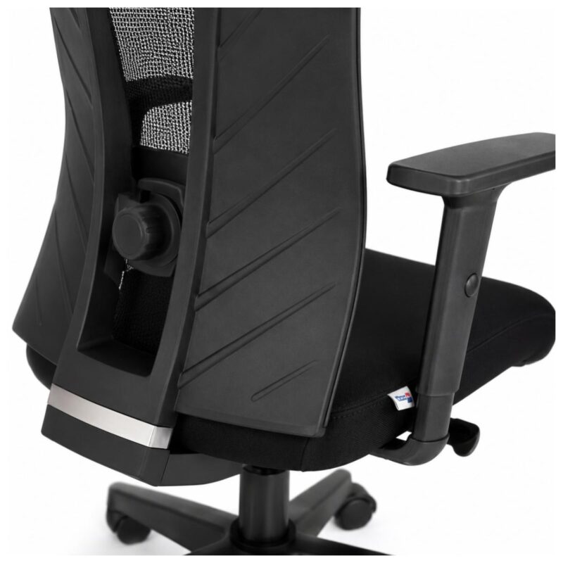 Cadeira de Escritório Cadeira Ergonômica para Escritório NR17 com Tela Mesh e Relax — Preta