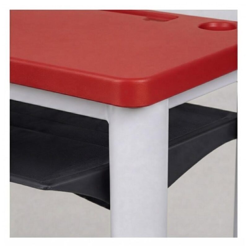 Conjunto Escolar Vermelho com Mesa e Cadeira 03 a 06 Anos