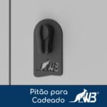 Roupeiro LOCKER de Aço c/ 04 Portas Pequenas – 1,90×0,32×0,40m – CZ/CZ - W3 - 11016
