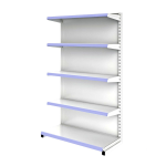 Gôndolas de Aço Gôndola Fácil CONTINUAÇÃO de Parede 1,62x0,90m - 15006