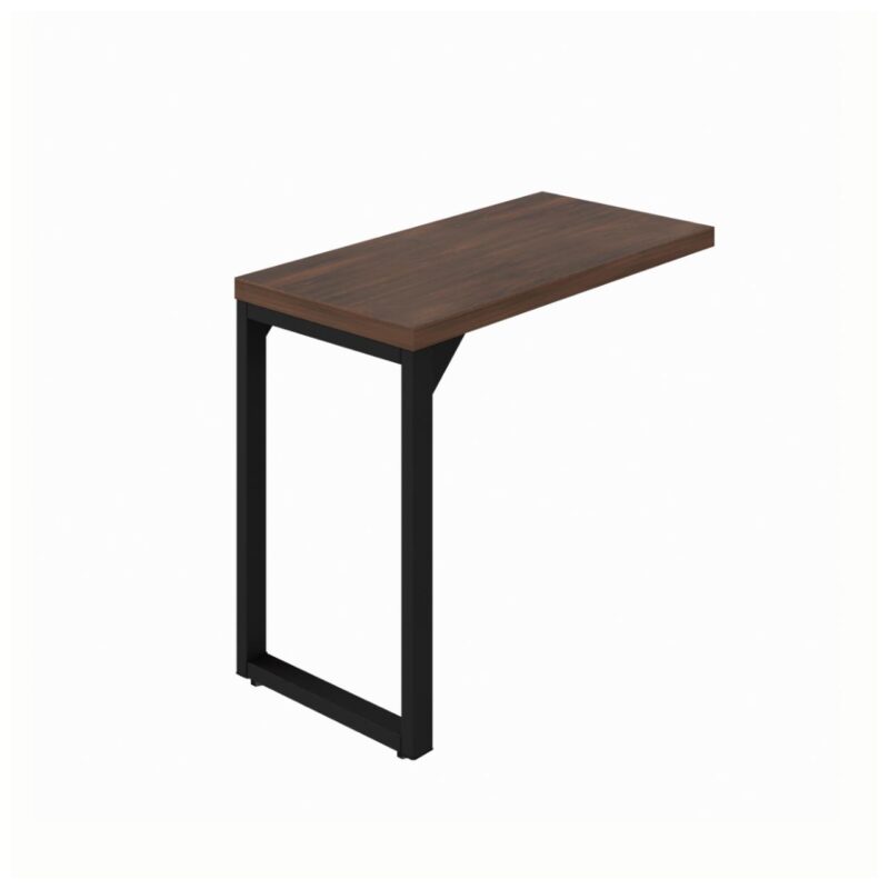 25419 Mesa AUXILIAR SIMPLES PÉ QUADRO 0,90m MARSALA/PRETO - 25419