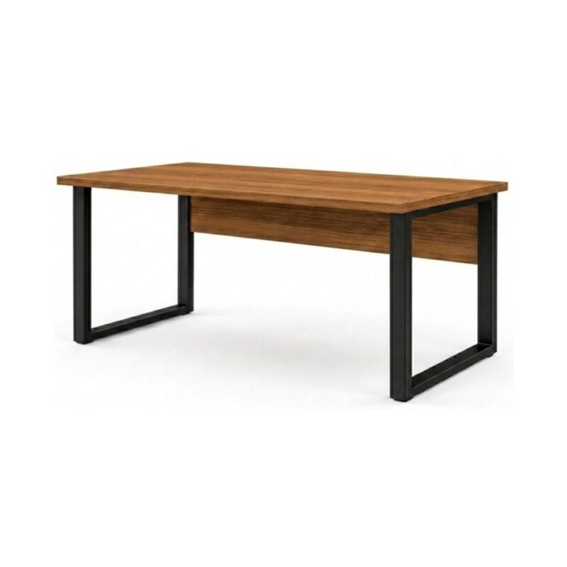 Móveis para Escritório Escrivaninha Home Office Industrial Amadeirada 170x70cm Tampo 40mm Premium - Sevilha / Preto - 24474 Móveis para Escritório Escrivaninha Home Office Industrial Amadeirada 170x70cm Tampo 40mm Premium - Sevilha / Preto - 24474