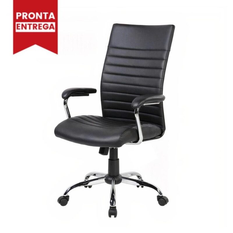 Cadeira de Escritório Diretor Luna - Cor Preto - 34000