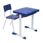 Kit Escolar Individual  AZUL – (Mesa e Cadeira) – INFANTIL 03 a 06 Anos 41089