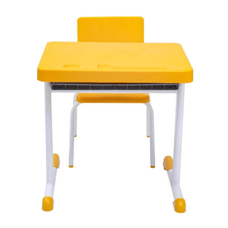 Kit Escolar Individual  – (Mesa e Cadeira) – JUVENIL 06 a 09 Anos COR AMARELO - 41083