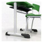 Conjunto Escolar Verde com Mesa e Cadeira 03 a 06 Anos