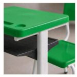 Conjunto Escolar Verde com Mesa e Cadeira 03 a 06 Anos
