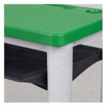 Conjunto Escolar Verde com Mesa e Cadeira 03 a 06 Anos