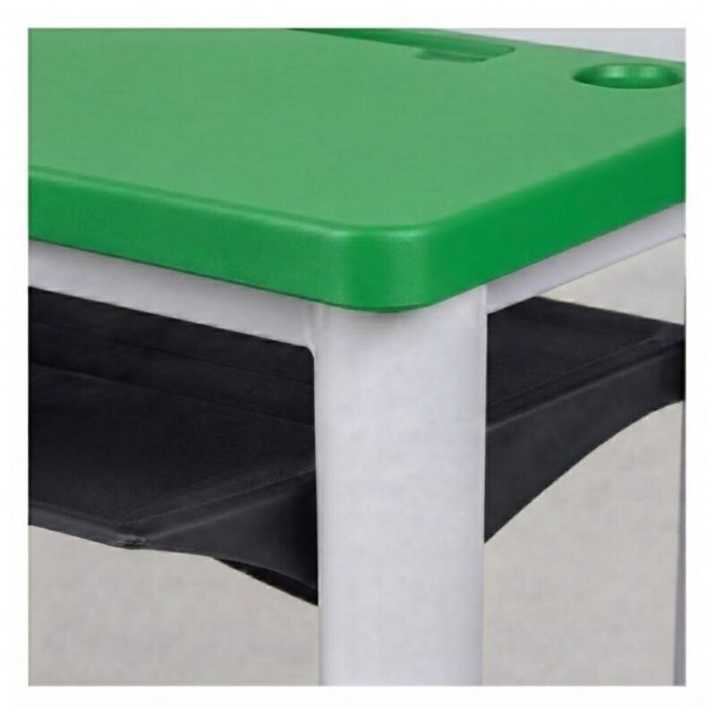 Conjunto Escolar Verde com Mesa e Cadeira 03 a 06 Anos