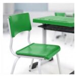 Conjunto Escolar Verde com Mesa e Cadeira 03 a 06 Anos
