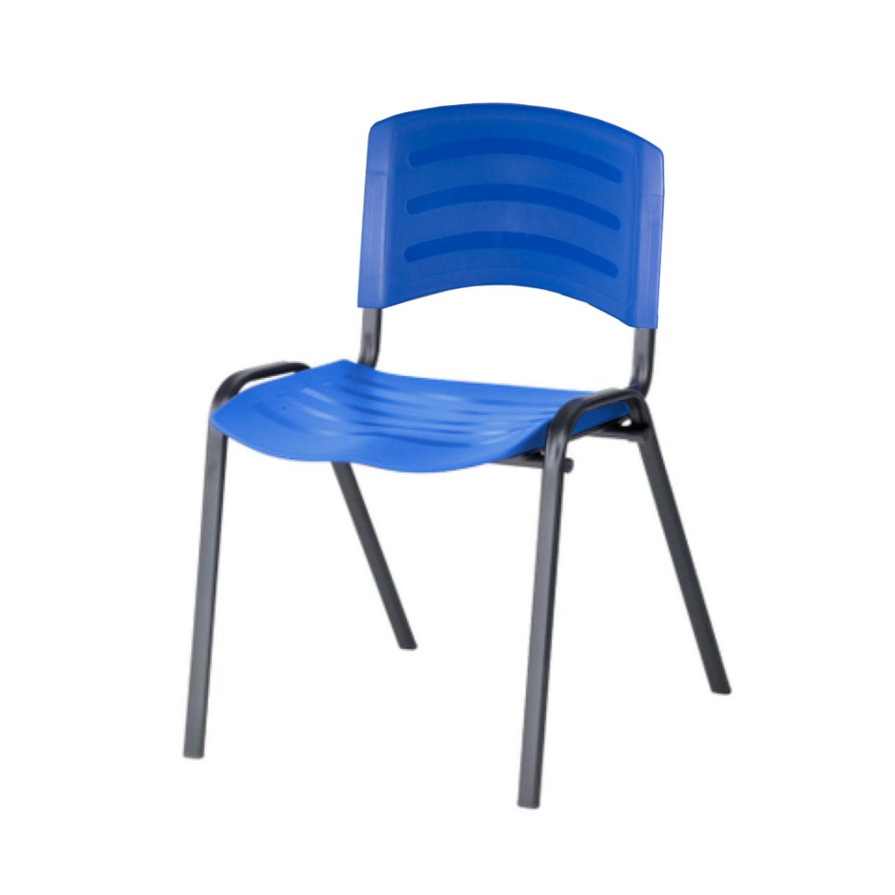 Cadeira Para Escritório Base Fixa Azul