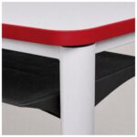 Conjunto Escolar Vermelho com Mesa e Cadeira 06 a 10 Anos