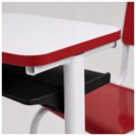 Conjunto Escolar Vermelho com Mesa e Cadeira 06 a 10 Anos