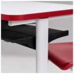 Conjunto Escolar Vermelho com Mesa e Cadeira 06 a 10 Anos