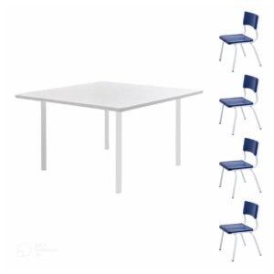 Kit Escolar Individual VERDE – (Mesa e Cadeira) – JUVENIL 06 a 09 Anos COR VERDE - 41084