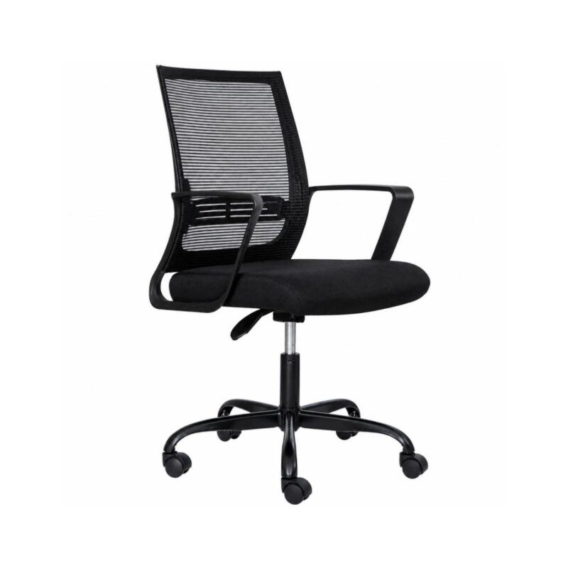 Cadeira de Escritório Cadeira de Escritório Presidente Ergonômica Giratória Preta Cadeira de Escritório Cadeira de Escritório Presidente Ergonômica Giratória Preta