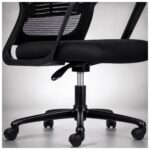 Cadeira de Escritório Cadeira de Escritório Presidente Ergonômica Giratória Preta